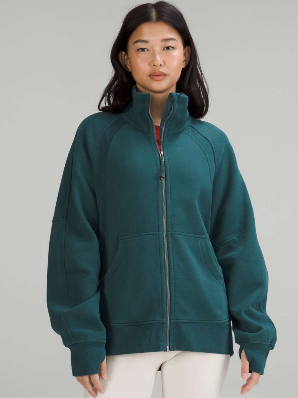 Lululemon | Scuba Over Sized Funnel Neck Full Zip